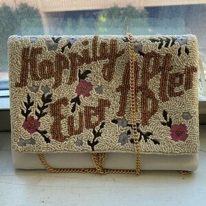 Fun wedding clutch purse